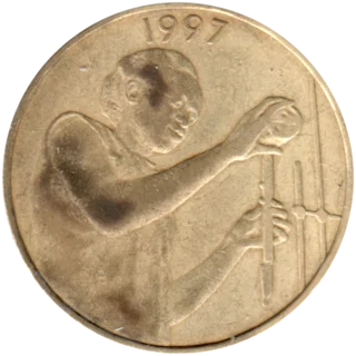 Preview 25 Francs, 1997 obverse