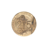 Preview 25 Francs, 1997 reverse
