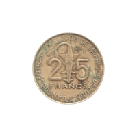 Preview 25 Francs, 1982 reverse