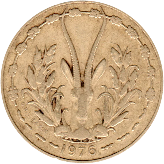 10 Francs, 1976 Obverse