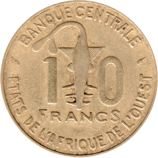 10 Francs, 1976 Reverse