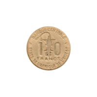 Preview 10 Francs, 1976 reverse