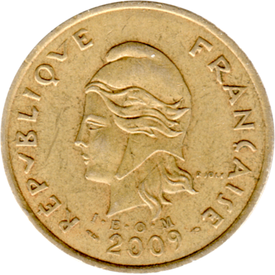 100 Francs, 2009 Obverse