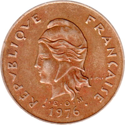 100 Francs, 1976 Obverse