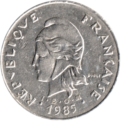 50 Francs, 1985 Obverse