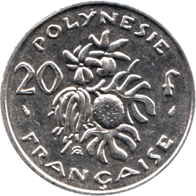 20 Francs, 1992 Reverse