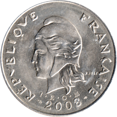 50 Francs, 2008 Obverse