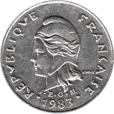 10 Francs, 1983 Obverse