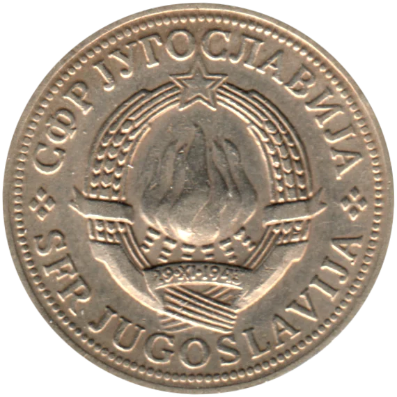 2 Dinara, 1973 Obverse