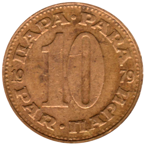 10 para, 1979 Reverse