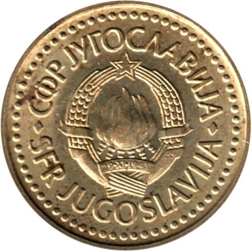 2 Dinara, 1985 Obverse