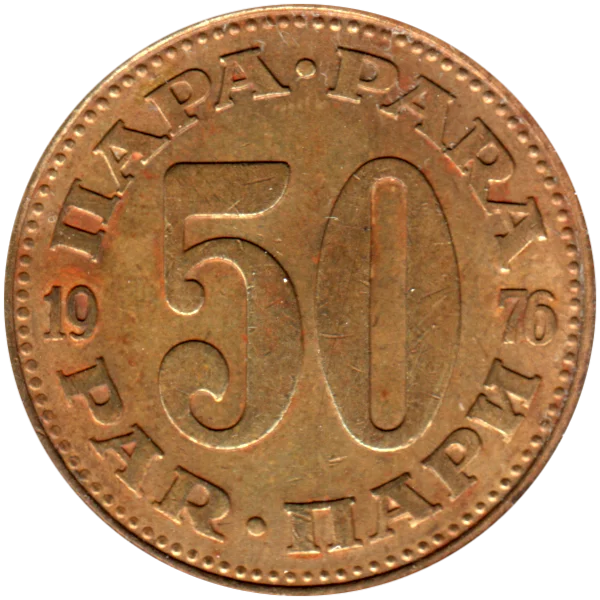 50 para, 1976 Reverse