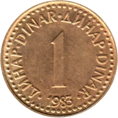 Preview 1 Dinar, 1983 reverse