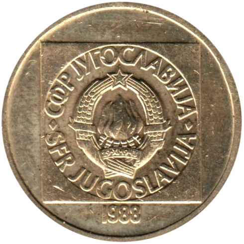50 Dinara, 1988 Obverse