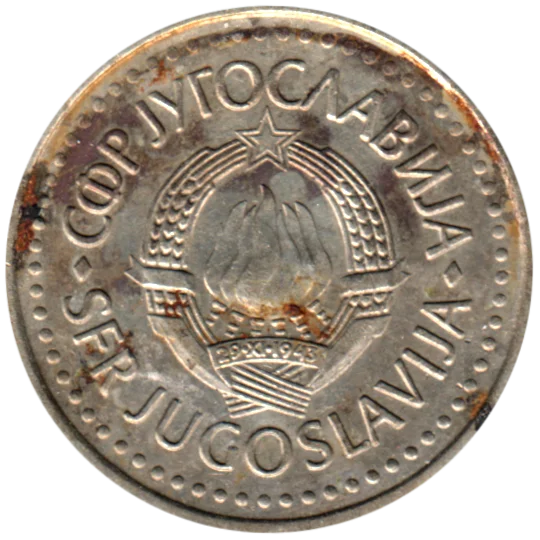 10 Dinara, 1983 Obverse