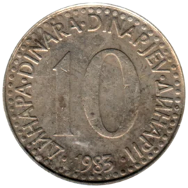 Preview 10 Dinara, 1983 reverse