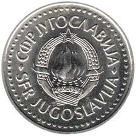Preview 10 Dinara, 1987 obverse