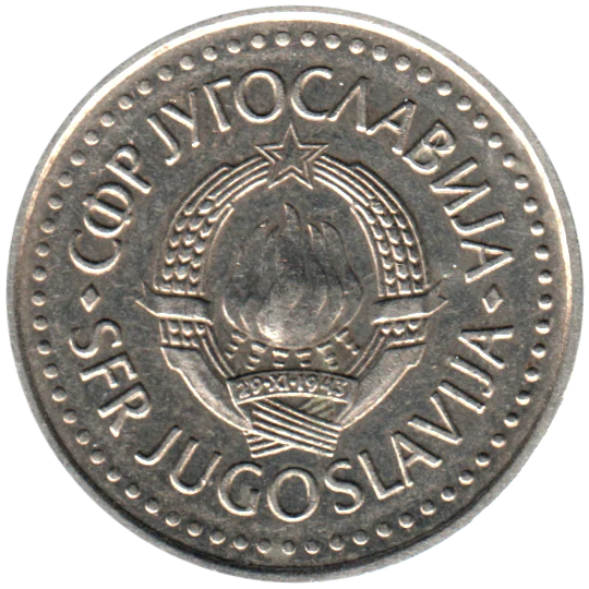 10 Dinara, 1982 Obverse