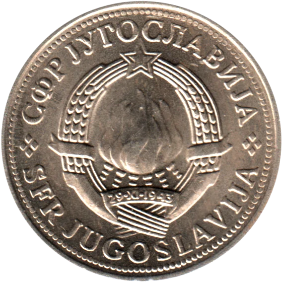 2 Dinara, 1979 Obverse
