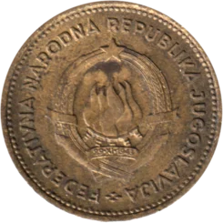 Preview 10 Dinara, 1955 obverse