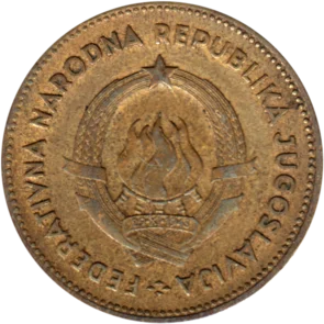 Preview 50 Dinara, 1955 obverse