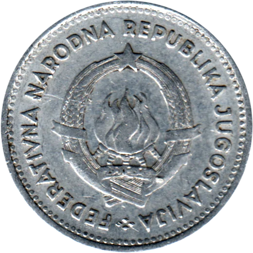 2 Dinara, 1953 Obverse