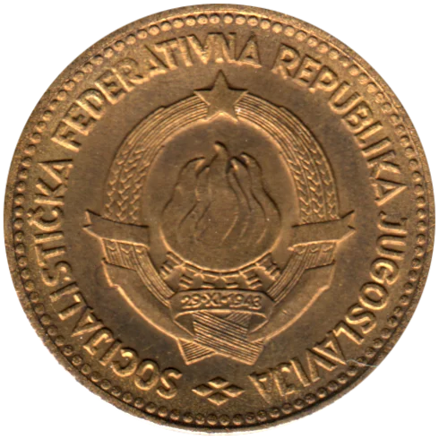 10 Dinara, 1963 Obverse