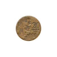 Preview 20 Dinara, 1963 reverse