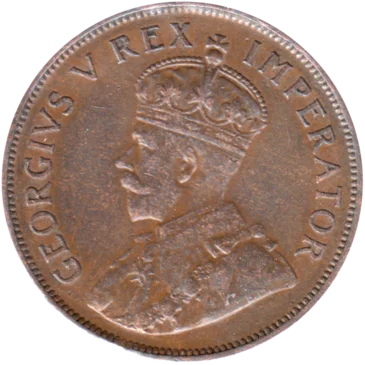 Preview 1 penny, 1935 obverse