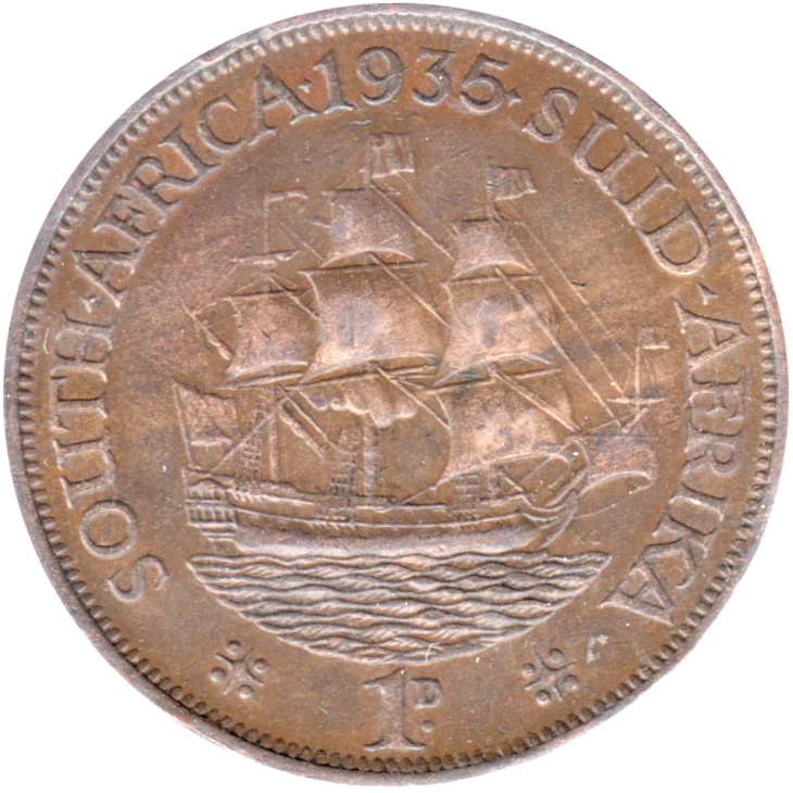 1 penny, 1935 Reverse