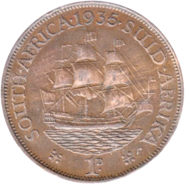 Preview 1 penny, 1935 reverse