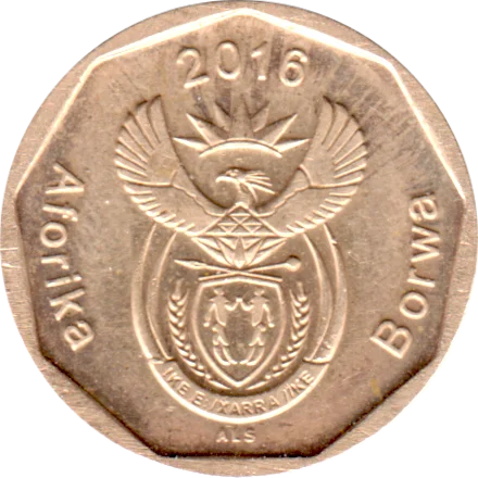 20 cents, 2016 Obverse