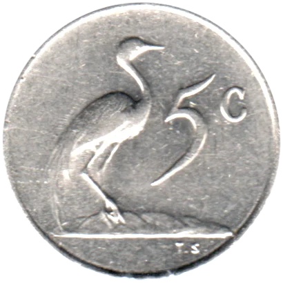 5 cents, 1965 Reverse