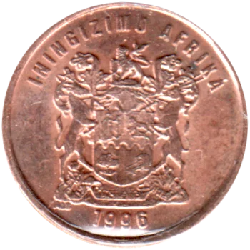 1 cent, 1996 Obverse