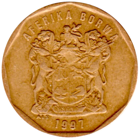 20 cents, 1997 Obverse