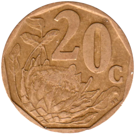 20 cents, 1997 Reverse