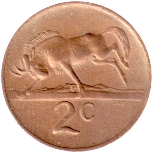 2 cents, 1970 Reverse