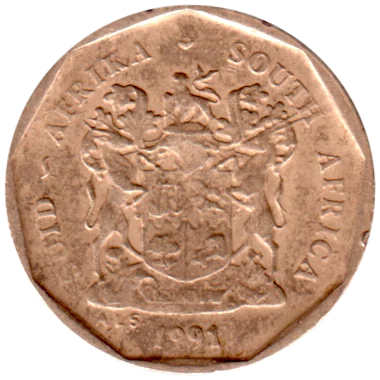 10 cents, 1991 Obverse