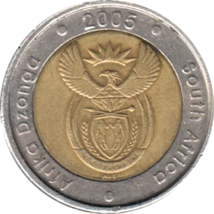 Preview 5 Rand, 2005 obverse