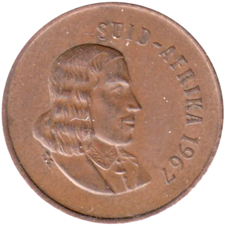 1 cent, 1967 Obverse