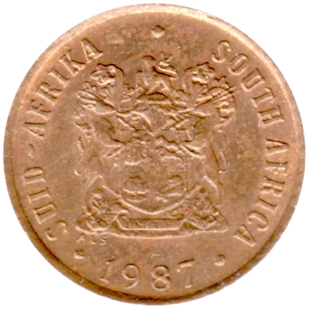 1 cent, 1987 Obverse