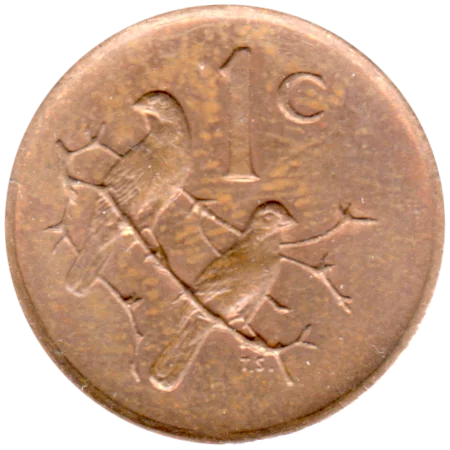 1 cent, 1987 Reverse