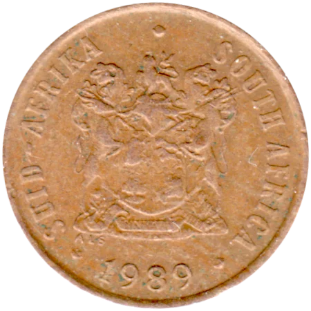 1 cent, 1989 Obverse