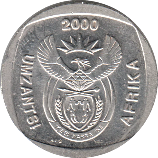 2 Rand, 2000 Obverse