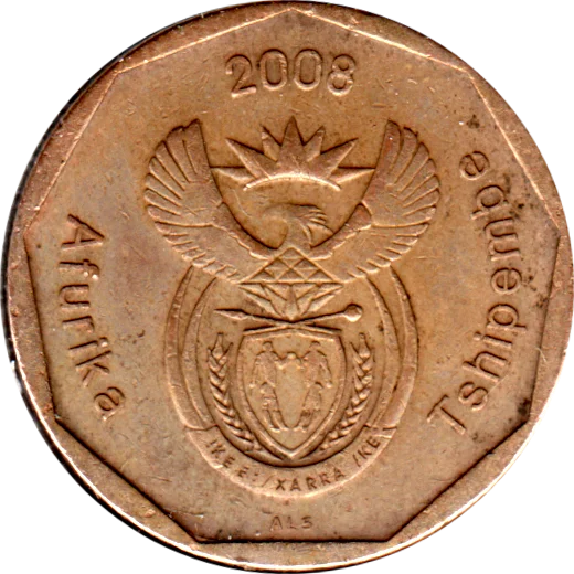 50 cents, 2008 Obverse