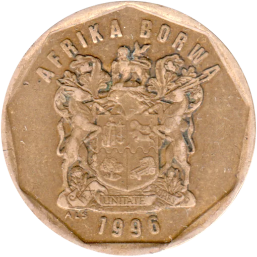 50 cents, 1996 Obverse