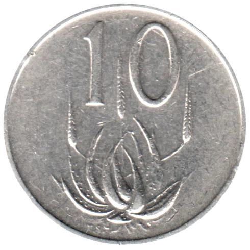 10 cents, 1971 Reverse