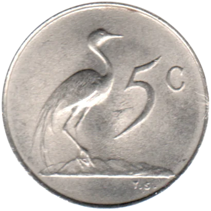 5 cents, 1967 Reverse