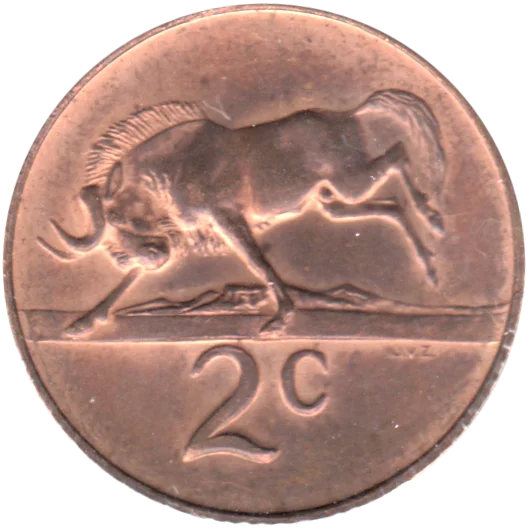 2 cents, 1967 Reverse