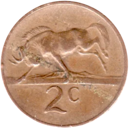 Preview 2 cents, 1973 reverse